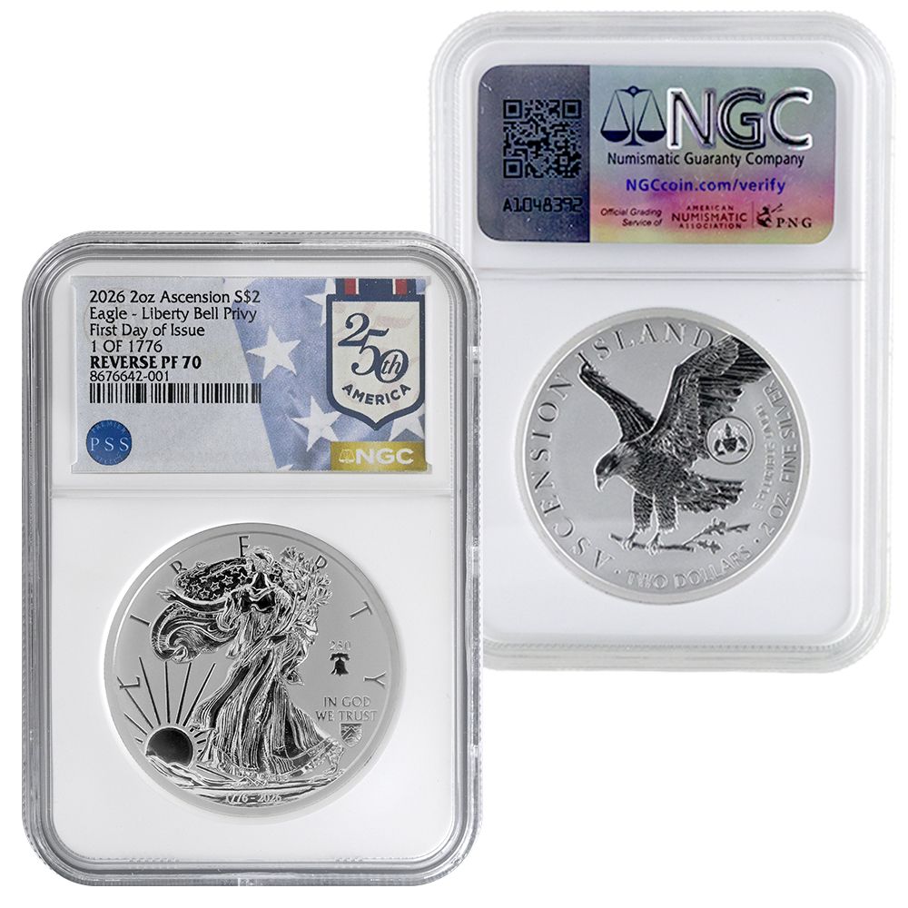 2026 American Heritage Series 2oz Silver Liberty 250 Privy Eagle