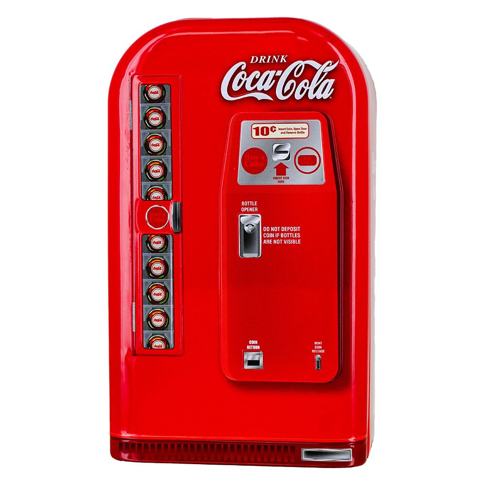 Coca Cola Holiday Silver Bottle & Vending Maching | US Coins