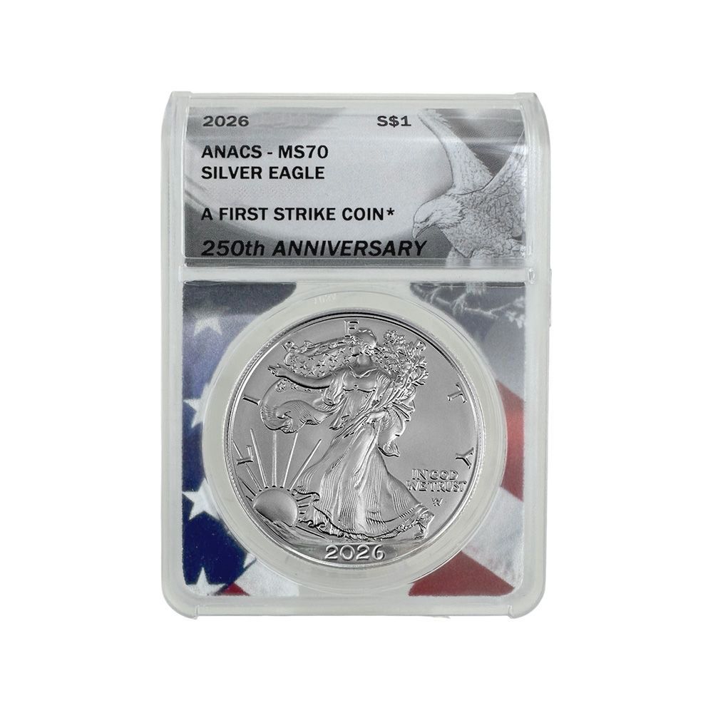 2026 PRESALE Silver American Eagle – MS70 x20 | US Coins | Csnmint.com