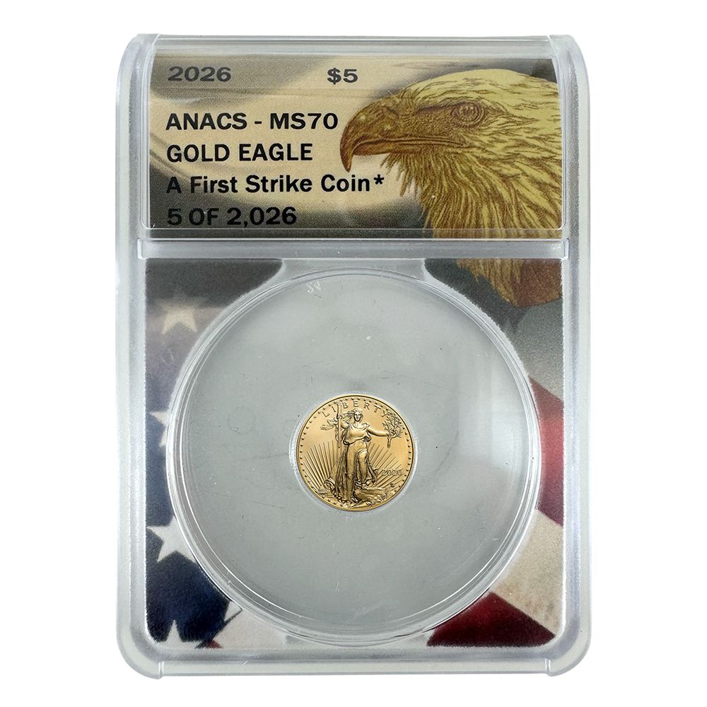 2026 $5 Gold American Eagle – MS70 | US Coins | Csnmint.com
