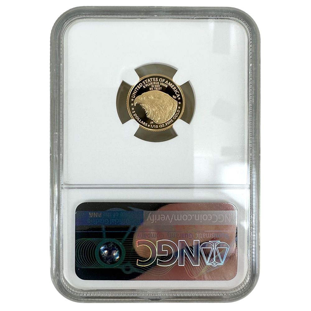 金色の鷲の真鍮 1776 1776-2026 $5 Proof Gold American Eagle – PF70 | US Coins | Csnmint.com
