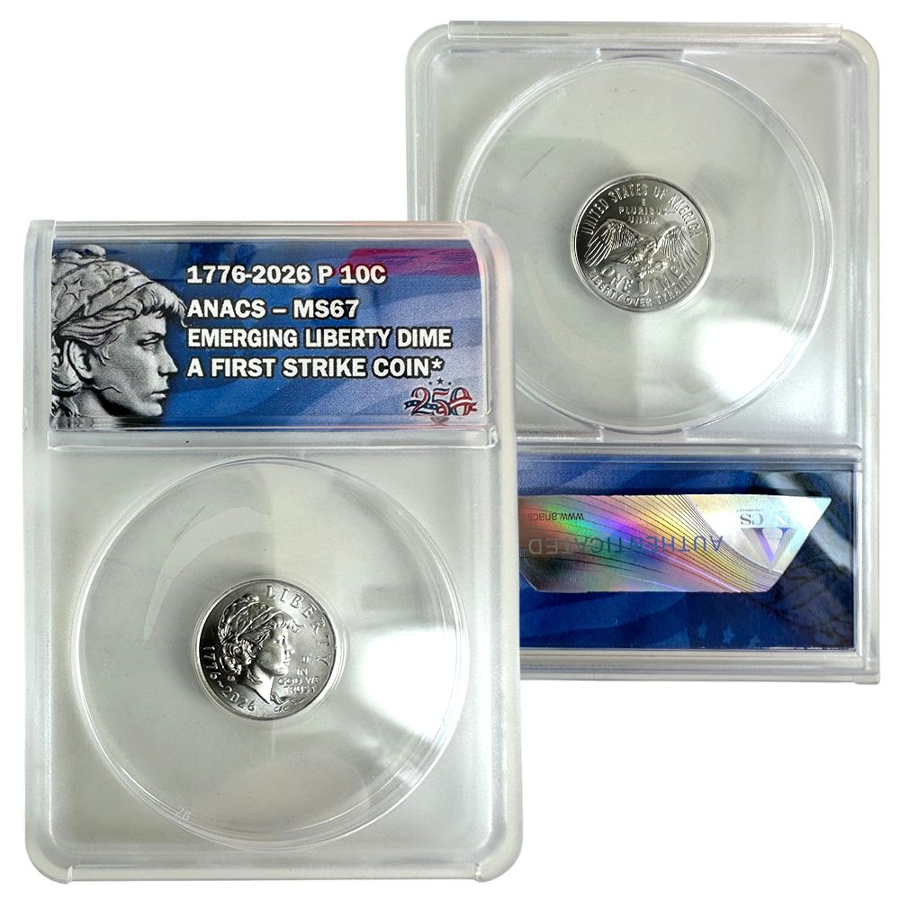 1776-2026 P&D Mint Nickel & Dime 4-Coin Set – MS67 | US Coins