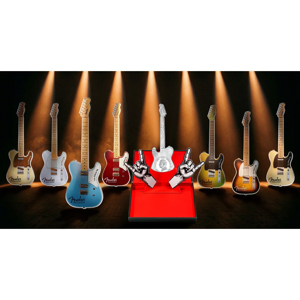 2026 1OZ SILVER FENDER TELECASTER 75TH ANV BLIND BOX | US Coins