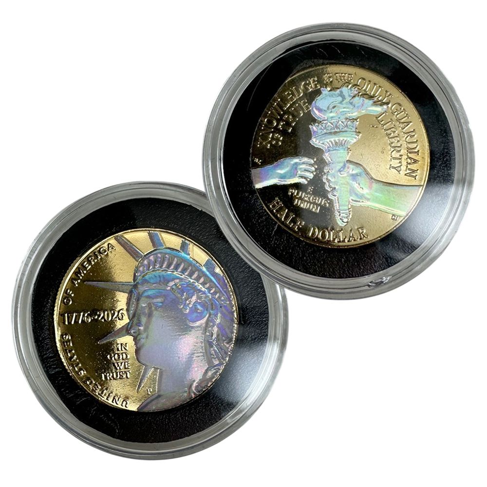 USA 250th Anniversary Platinum, Gold & Colorized 6 Coin Set | US