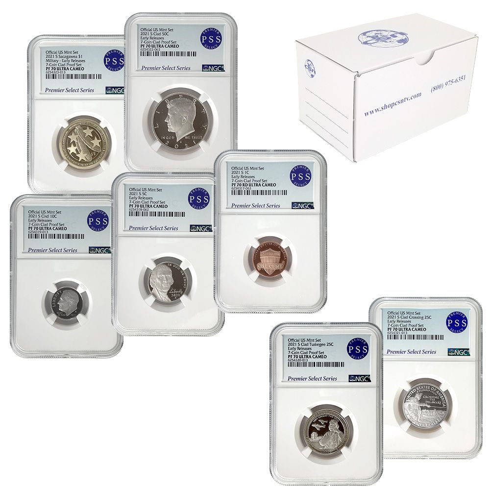 2021 Clad Proof Set NGC - PF70 ER Premier Select Label | US Coins