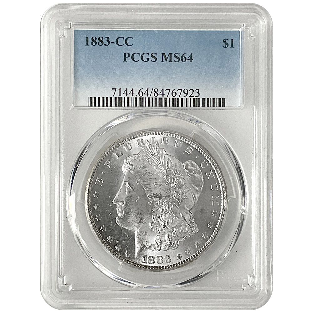 1882-1884 CC Mint Morgan PCGS Set - MS64 | US Coins | Csnmint.com