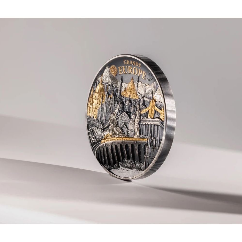 2025 3OZ SILVER HIDDEN TREASURES OF EUROPE | US Coins | Csnmint.com