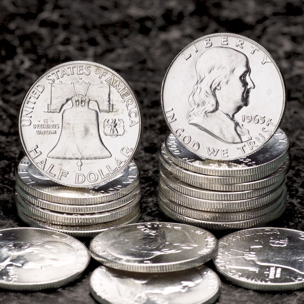 Franklin Half Dollar 10 Coin Starter Set | US Coins | Csnmint.com