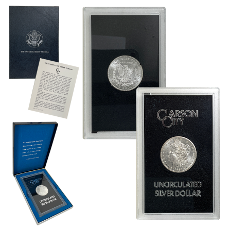 1885 Carson City GSA Morgan Silver Dollars