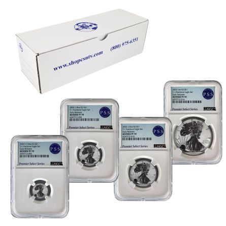 2023 Silver Fractional Set Reverse PF70 NGC - 5 sets