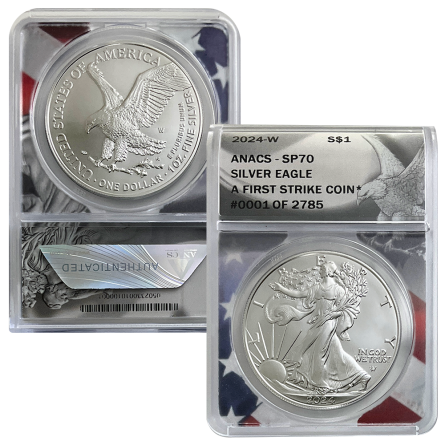 2024-W Burnished Silver American Eagle - SP70
