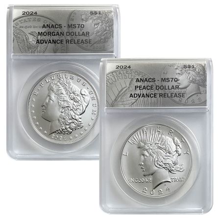 2024 Morgan & Peace Silver Dollars - Advanced Release