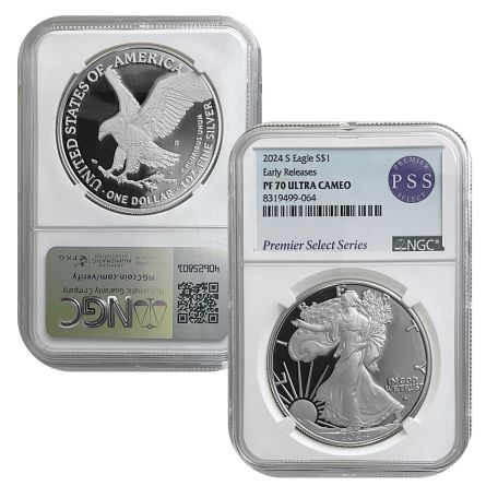 2024-S Silver Eagle NGC PF70 ER PSS