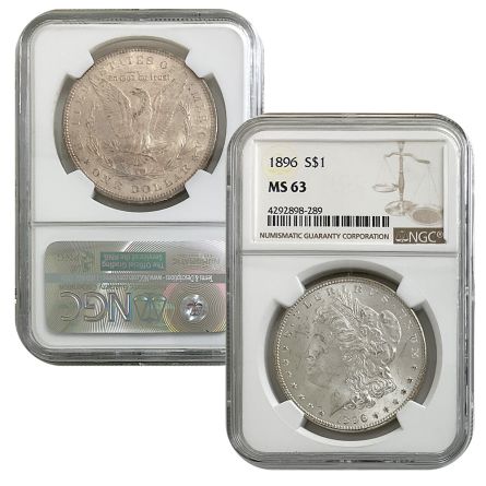 Pre-1900's MS63 Morgan Silver Dollar
