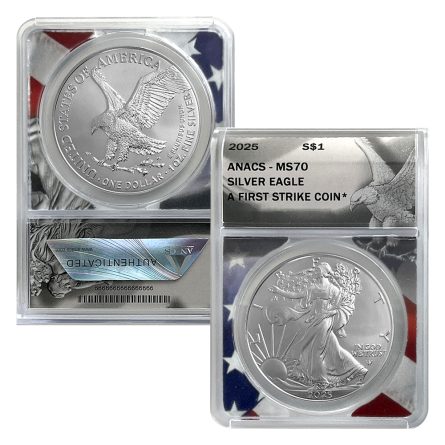 2025 Silver Eagle - ANACS MS70 1st Strike