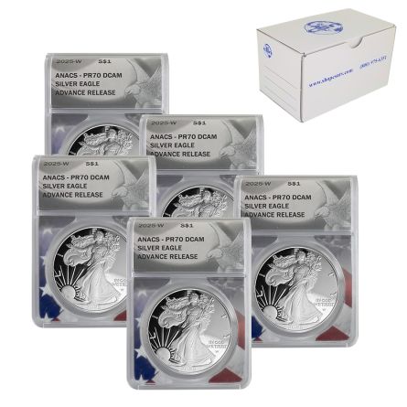 2025-W Proof Silver Eagle x5 - Advanced Release