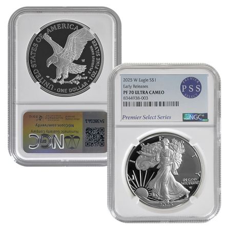2025 Proof Silver Eagle NGC - PF70