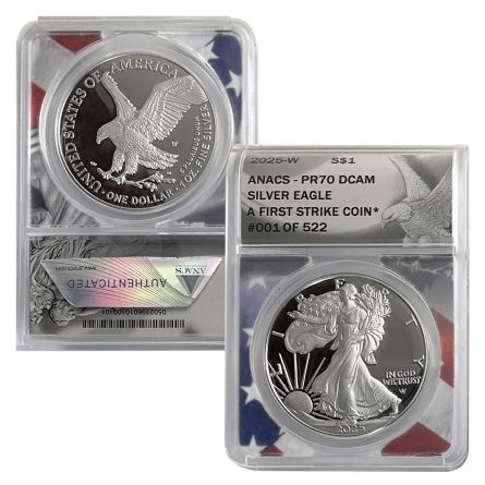 2025-W Proof Silver Eagle - PR70 Numbered
