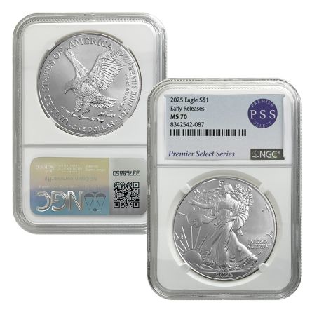 2025 Silver Eagle - NGC MS70 ER PSS