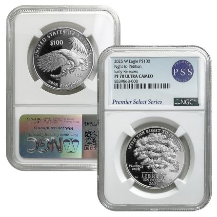 2025-W 1oz Platinum American Eagle - PF70