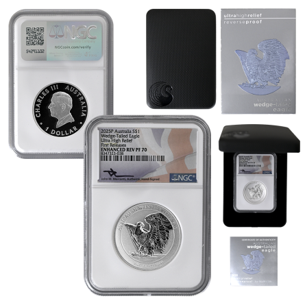2025 Enhanced Reverse Proof Silver Wedge-Tailed Eagle