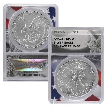 2025 SP70 Burnished Silver Eagle Advanced Release