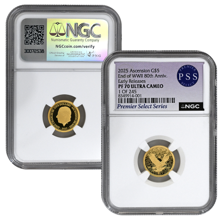 2025 End of WWII 80th Anniversary Gold Coin
