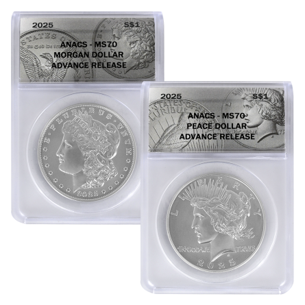 2025 Morgan & Peace Silver Dollars - Advanced Release