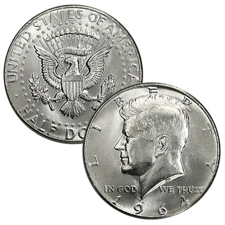 1964 Silver Kennedy Half Dollar