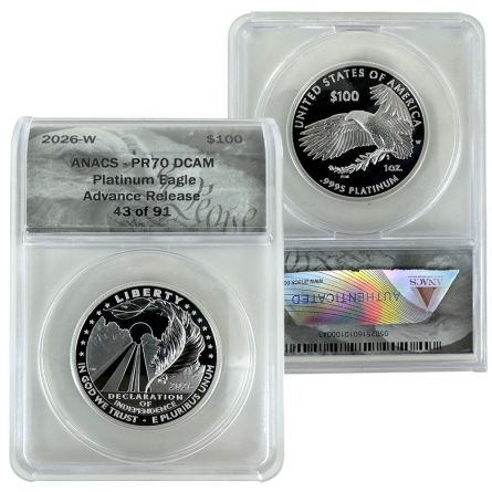 2026-W $100 PLATINUM EAGLE - PR70 ADVANCE RELEASE