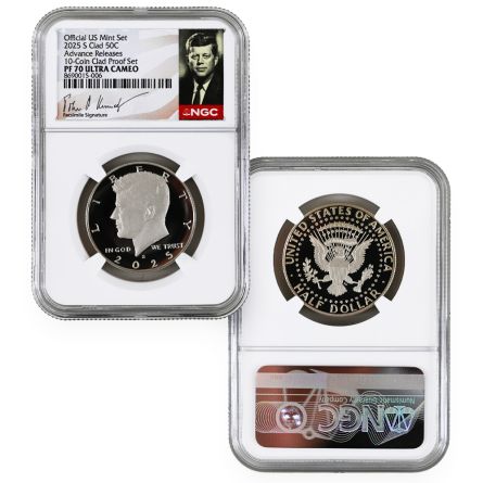 2025-S KENNEDY HALF DOLLAR NGC - PF70 ADVANCE RELEASE