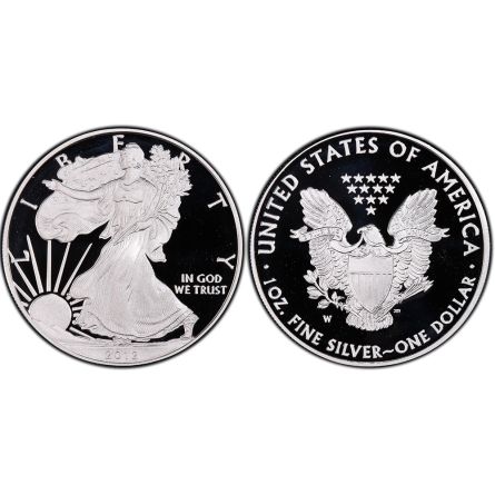 2012 75th Anniversary Proof & Reverse Proof Silver Eagle Set