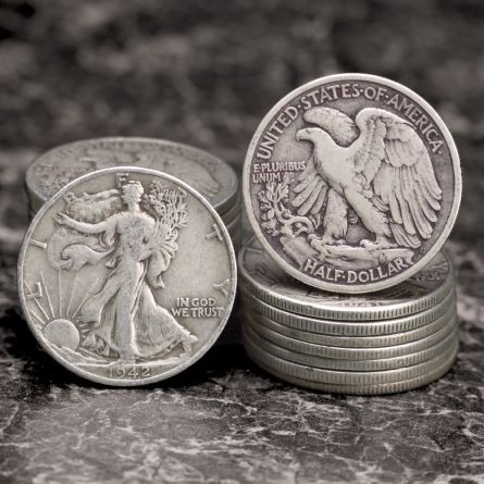 Walking Liberty Half Dollar 10 Coin Starter Set	