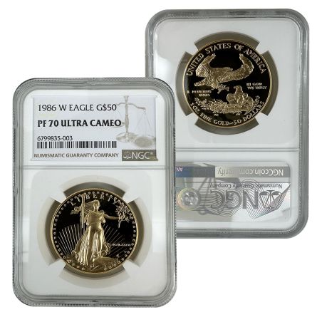 1986-W Proof Gold Eagle - Single Pay