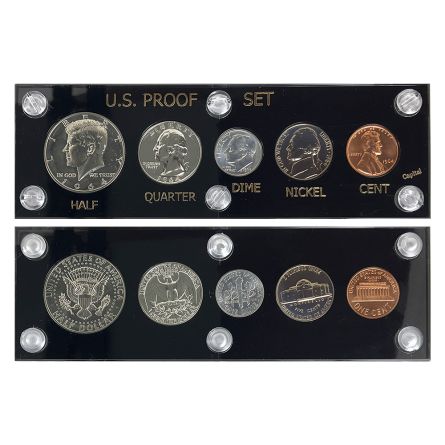 1964 Proof Set – Acrylic Lens
