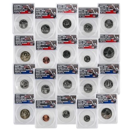 1776-2026 20-Coin U.S. Mint Set - MS68 Advanced Release