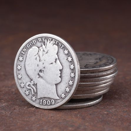 Barber Half Dollar 10 Coin Starter Set