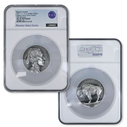 2026 Coming to Life 5oz Silver Buffalo Nickel - MS70  