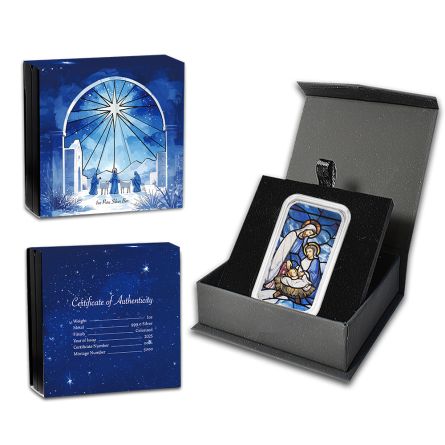 2025 Nativity Scene 1oz Silver Bar