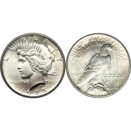 Silver Peace Dollars x3