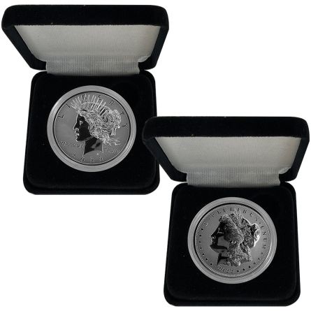 2022 Reverse Proof Peace & Morgan BU Set