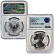 2023 Silver Fractional Set Reverse PF70 NGC - 5 sets