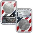 1986 - 2023 Flag Core Silver Eagle Date Run 39-Coin Set