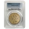 1855-S $20 Gold Liberty AU53