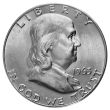 1963-D Silver Franklin Half Dollar x3