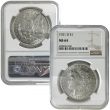 PDSOCC Morgan Dollar Mint Mark Set MS64 - NGC