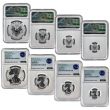2023 Silver Fractional Set Reverse PF70 NGC - 5 sets