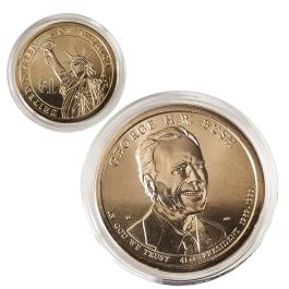 〈新品未使用〉BUSH DE BRUNT ゴールデンアーム ホワイト 2020 P & D Presidential Dollar George W. Bush - Ultimate | US