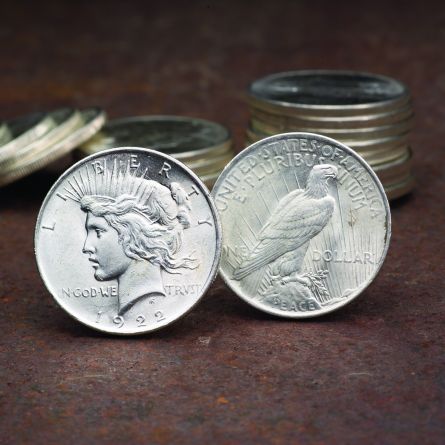 Peace Dollars 10 Coin set (Circulated) 