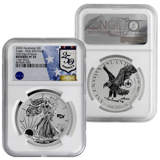 2026 American Heritage Series 1oz Silver USA 250 Privy Eagle | US